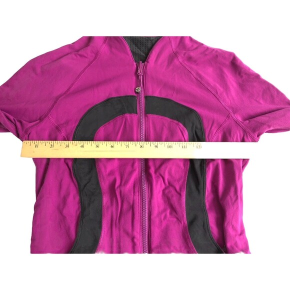 Lululemon Find Your Bliss Women Jacket Gray Sz 6 Black Up Reversible Define - Picture 10 of 11